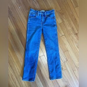 Madewell Stovepipe Jeans Size 23 petite light wash